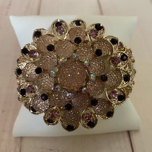 Beautiful Rare Hinged Cuff Bracelet